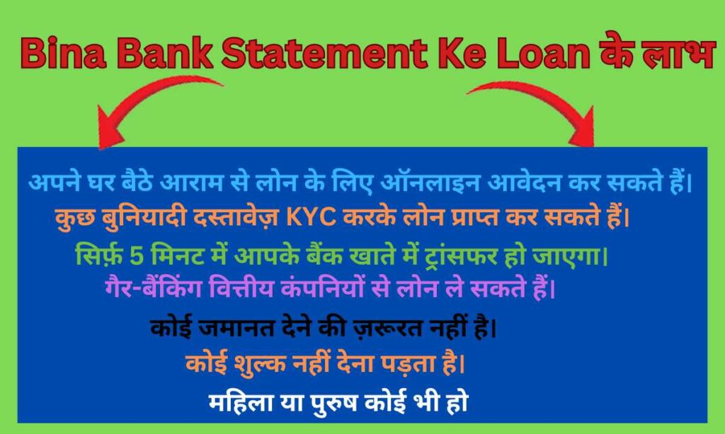 Bina Bank Statement Ke Loan के लाभ 