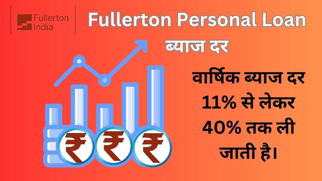 Fullerton Personal Loan ब्याज दर