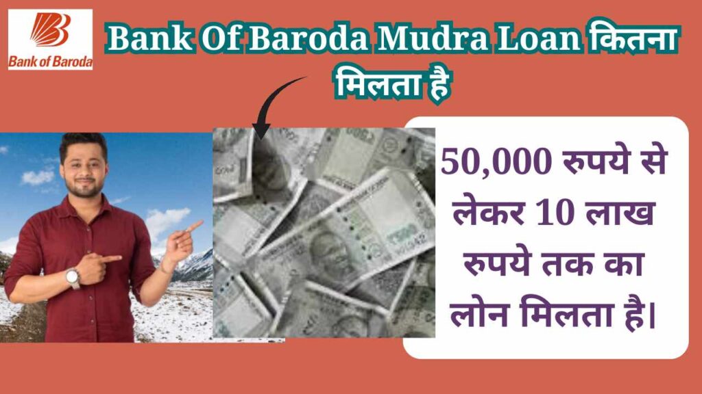 Bank Of Baroda Mudra Loan कितना मिलता है